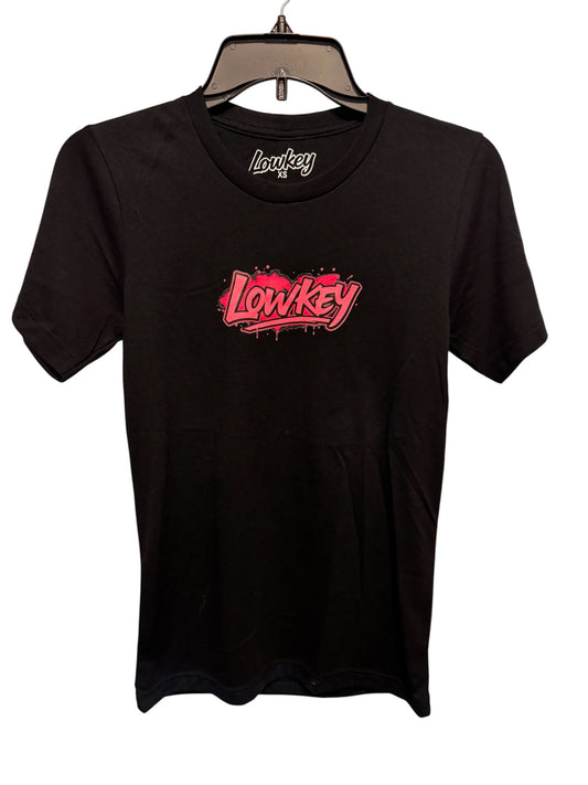 Lowkey Splatter T-shirt ~ Pink