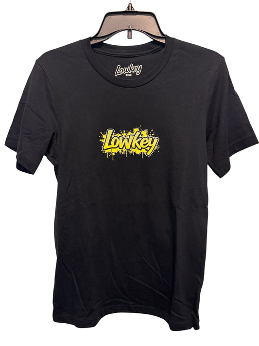 Lowkey Splatter T-shirt ~ Green & Yellow